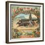 Petersburg, Virginia, Triumph Brand Tobacco Label-Lantern Press-Framed Premium Giclee Print