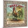 Petersburg, Virginia, Wake Up Brand Tobacco Label-Lantern Press-Mounted Art Print