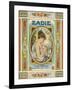 Petersburg, Virginia, Zadie Brand Tobacco Label-Lantern Press-Framed Art Print