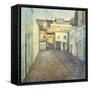 Petersham Place, South Kensington, 1981 (Oil on Canvas)-Erin Townsend-Framed Stretched Canvas