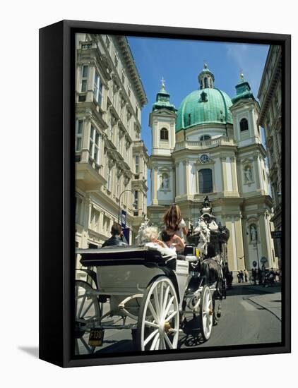 Peterskirche (St. Peter's Church), Vienna, Austria-David Barnes-Framed Stretched Canvas
