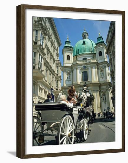 Peterskirche (St. Peter's Church), Vienna, Austria-David Barnes-Framed Premium Photographic Print