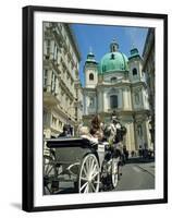 Peterskirche (St. Peter's Church), Vienna, Austria-David Barnes-Framed Premium Photographic Print