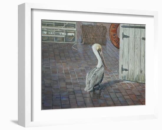 Petes' Pelican-Bruce Dumas-Framed Giclee Print