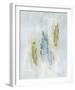 Petit Bouquet Bleu Calm-Michel Gamracyj-Framed Giclee Print