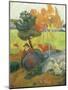 Petit Breton A L'Oie, 1889-Paul Gauguin-Mounted Giclee Print