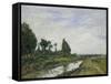 Petit Canal a Quilleboeuf, 1893-Eugène Boudin-Framed Stretched Canvas