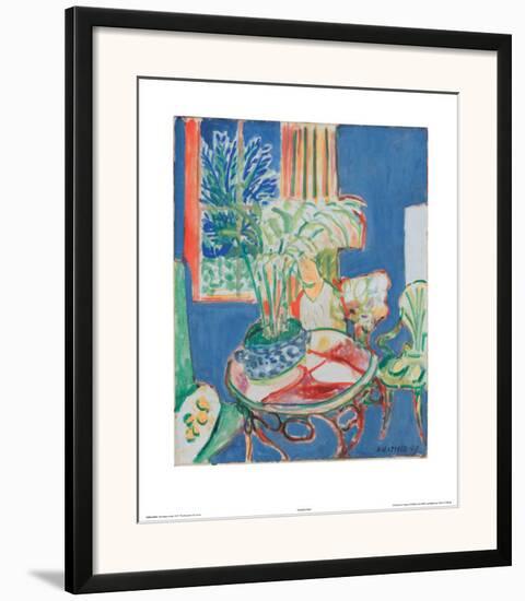 Petit Interieur en Bleu, c.1947-Henri Matisse-Framed Art Print