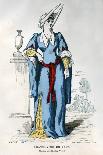 Lady of the Manor of the Time of Charles VI of France, 1395-Petit-Giclee Print