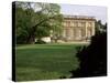Petit Manoir from Gardens, Chateau De Versailles, Unesco World Heritage Site, Ile De France, France-Nedra Westwater-Stretched Canvas