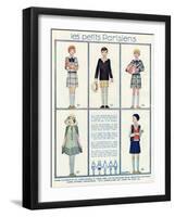 Petit Parisiens 1929-null-Framed Art Print