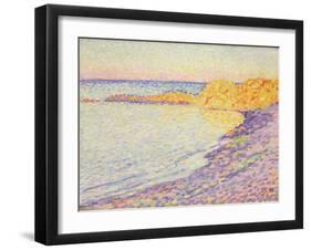 Petit Plage, Saint Tropez, 1897-Theo van Rysselberghe-Framed Giclee Print