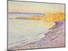 Petit Plage, Saint Tropez, 1897-Theo van Rysselberghe-Mounted Giclee Print