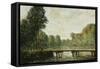 Petit Pont sur l'Orvanne-Alfred Sisley-Framed Stretched Canvas