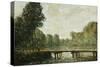 Petit Pont sur l'Orvanne-Alfred Sisley-Stretched Canvas