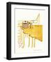 Petit Prince Fetching Water-Antoine de Saint-Exupéry-Framed Art Print