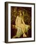 Petite Baigneuse. Peinture De Thomas Couture (1815-1879), Huile Sur Toile, 1849. Art Francais, 19E-Thomas Couture-Framed Giclee Print