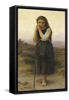 Petite Bergere-William Adolphe Bouguereau-Framed Stretched Canvas