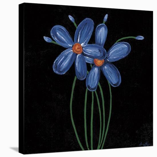 Petite Bleu-Jocelyne Anderson-Tapp-Stretched Canvas