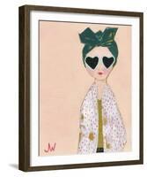 Petite Fille A Pois-Joelle Wehkamp-Framed Giclee Print