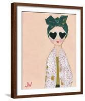 Petite Fille A Pois-Joelle Wehkamp-Framed Giclee Print