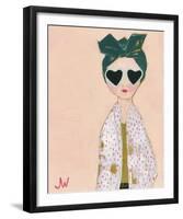 Petite Fille A Pois-Joelle Wehkamp-Framed Giclee Print