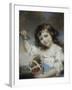 Petite fille aux cerises-John Russell-Framed Giclee Print