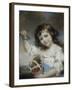 Petite fille aux cerises-John Russell-Framed Giclee Print