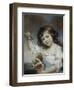 Petite fille aux cerises-John Russell-Framed Premium Giclee Print