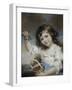 Petite fille aux cerises-John Russell-Framed Giclee Print