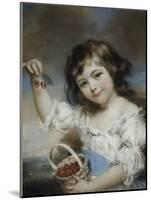 Petite fille aux cerises-John Russell-Mounted Giclee Print
