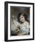 Petite fille aux cerises-John Russell-Framed Giclee Print