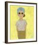 Petite Fille en Beige-Joelle Wehkamp-Framed Giclee Print