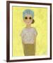 Petite Fille en Beige-Joelle Wehkamp-Framed Giclee Print