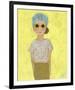 Petite Fille en Beige-Joelle Wehkamp-Framed Giclee Print