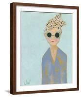 Petite Fille en Bleu-Joelle Wehkamp-Framed Giclee Print