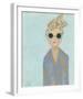 Petite Fille en Bleu-Joelle Wehkamp-Framed Giclee Print