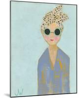 Petite Fille en Bleu-Joelle Wehkamp-Mounted Giclee Print