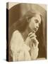 Petite fille en prière-Julia Margaret Cameron-Stretched Canvas