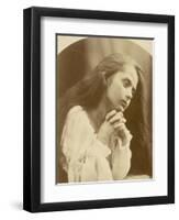 Petite fille en prière-Julia Margaret Cameron-Framed Premium Giclee Print