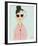 Petite Fille en Rose-Joelle Wehkamp-Framed Giclee Print