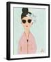 Petite Fille en Rose-Joelle Wehkamp-Framed Giclee Print