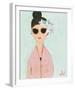 Petite Fille en Rose-Joelle Wehkamp-Framed Giclee Print