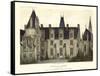 Petite French Chateaux VIII-Victor Petit-Framed Stretched Canvas