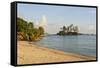Petite Ile at Port Glaud, Mahe, Seychelles, Indian Ocean Islands-Guido Cozzi-Framed Stretched Canvas