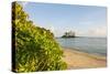 Petite Ile at Port Glaud, Mahe, Seychelles, Indian Ocean Islands-Guido Cozzi-Stretched Canvas