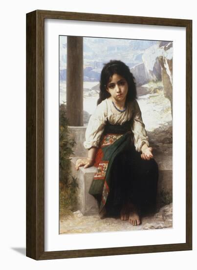 Petite Mendiante, 1880-William Adolphe Bouguereau-Framed Giclee Print