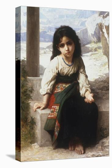 Petite Mendiante, 1880-William Adolphe Bouguereau-Stretched Canvas