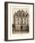 Petite Sepia Chateaux V-Victor Petit-Framed Art Print