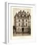 Petite Sepia Chateaux V-Victor Petit-Framed Art Print